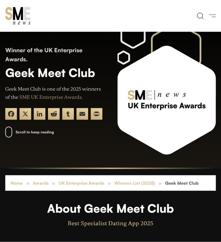 2025 Enterprise Awards Winner - Geek Meet Club