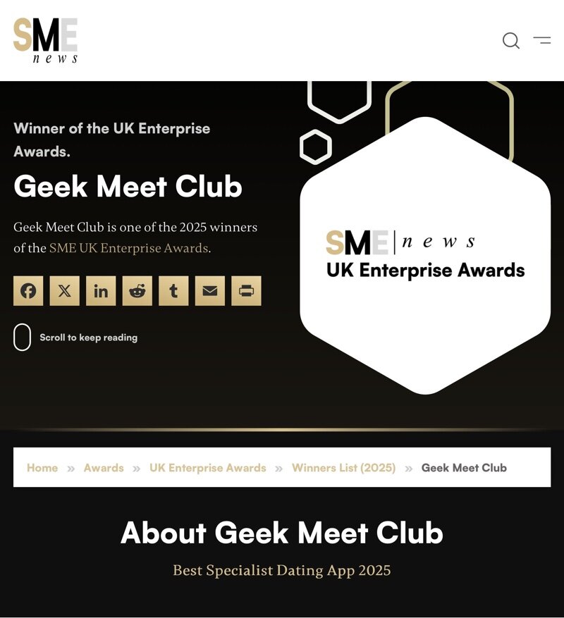 2025 Enterprise Awards Winner - Geek Meet Club